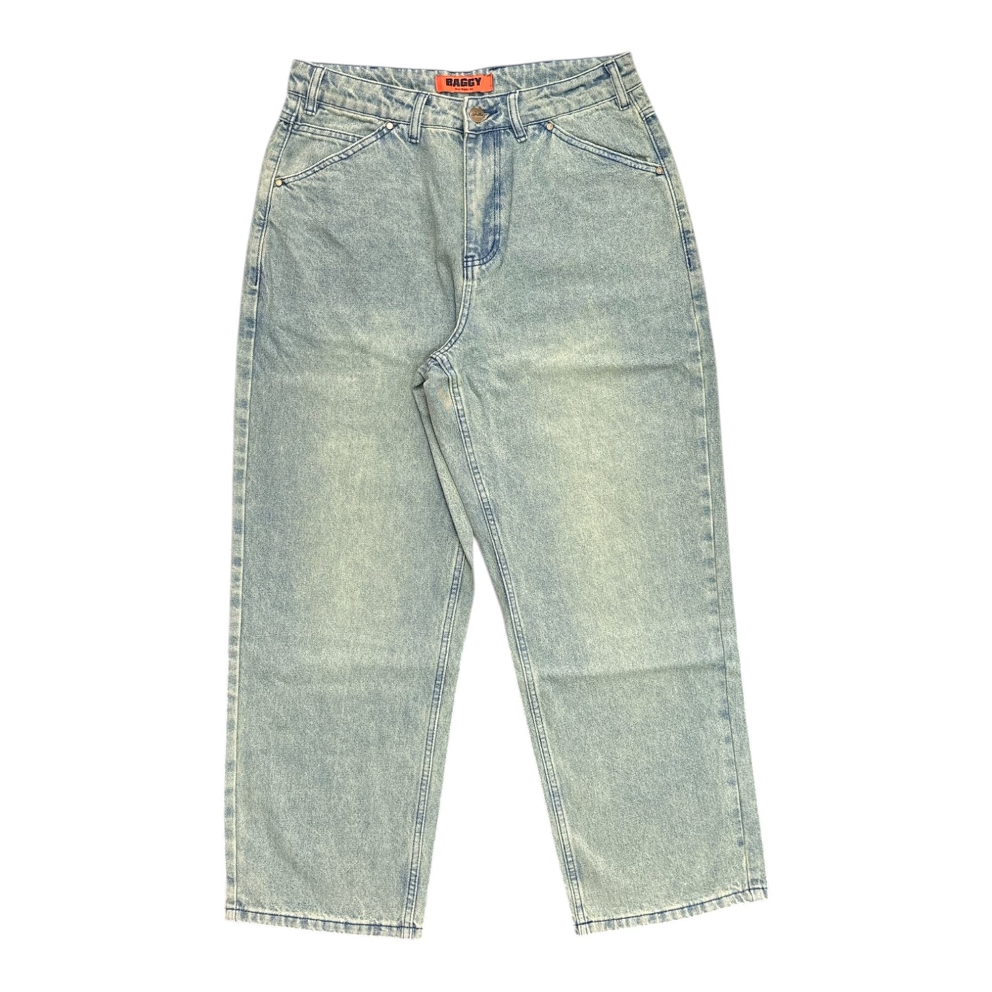 Butter Trim Denim Jeans- Sunfade Blue