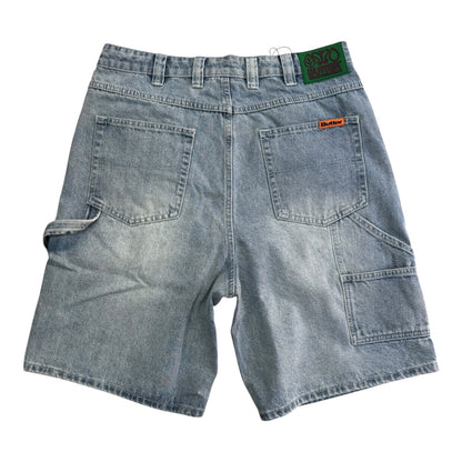 Butter Weathergear Denim Shorts- Faded Blue