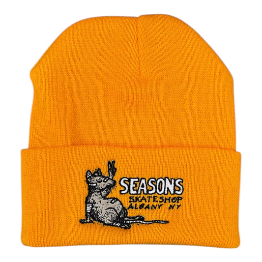 Seasons Rat Beanie- Gold