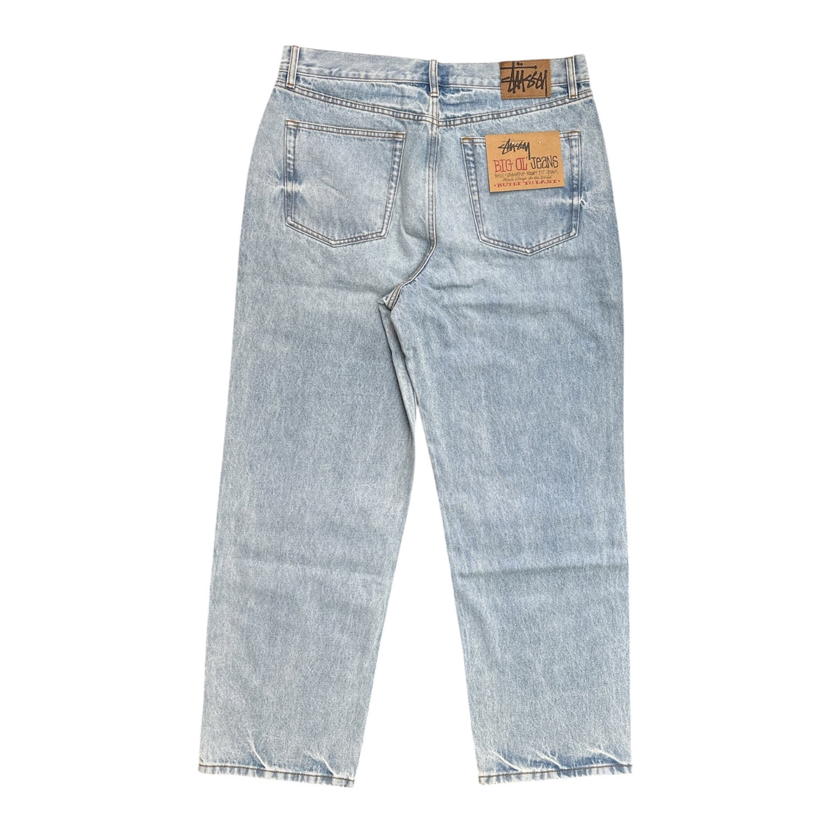 Stussy Big Ol' Jean Denim- Light Wash Indigo