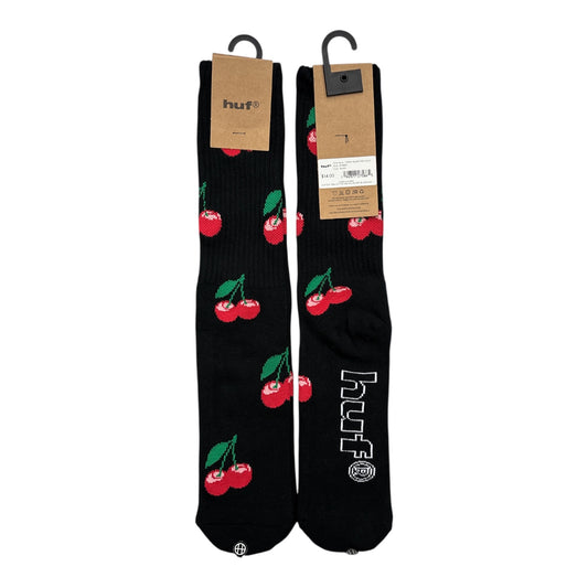 HUF Cherry Bomb Crew Socks- Black