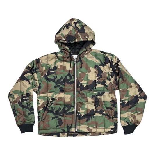 Stussy Work Jacket Quilted Nylon- Woodland Camo