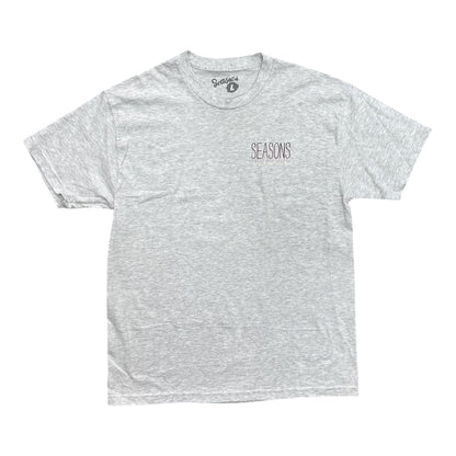 Seasons Skinny Repeater Tee- Ash