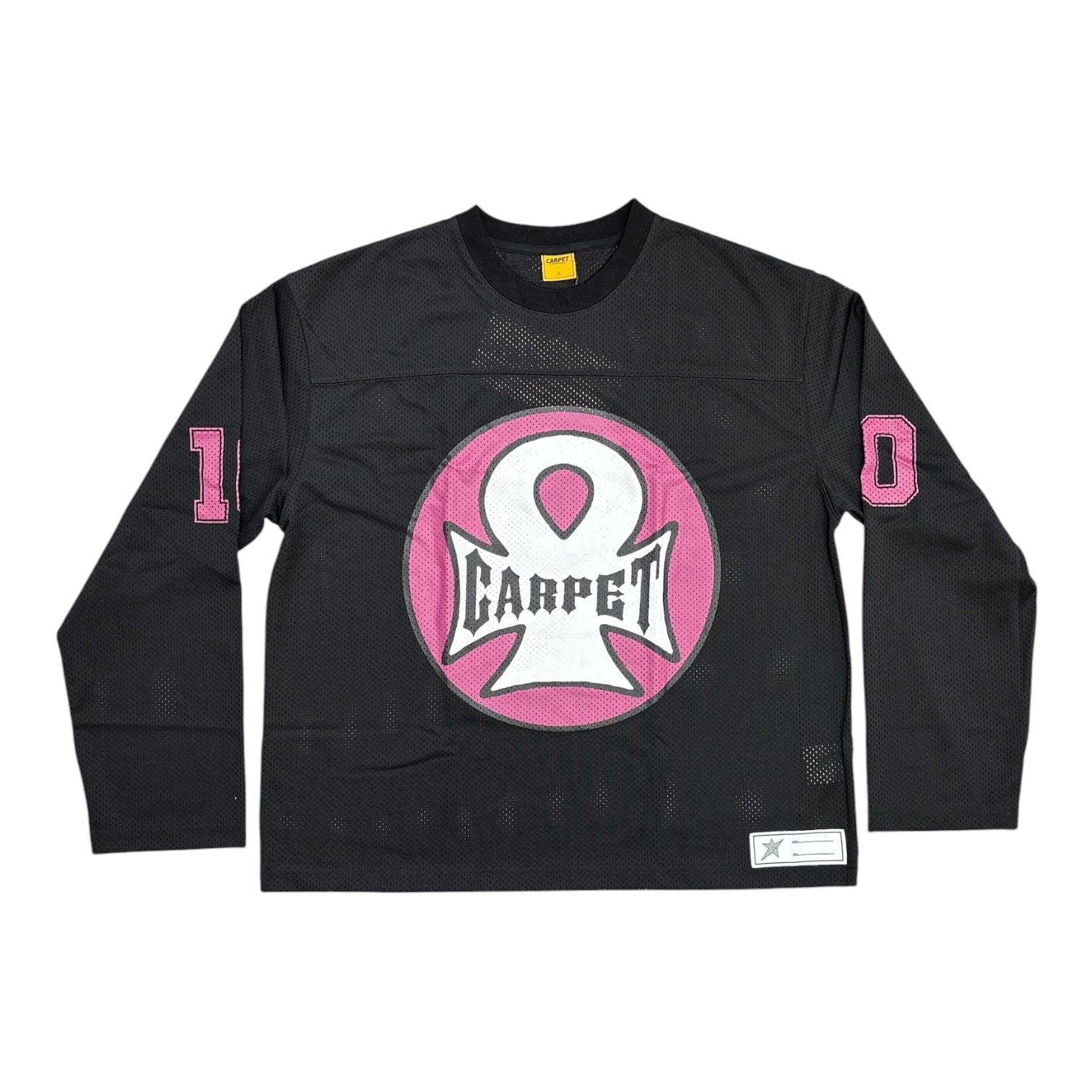 Carpet Iron Ankh Longsleeve Jersey- Black
