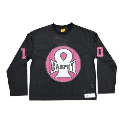 Carpet Iron Ankh Longsleeve Jersey- Black