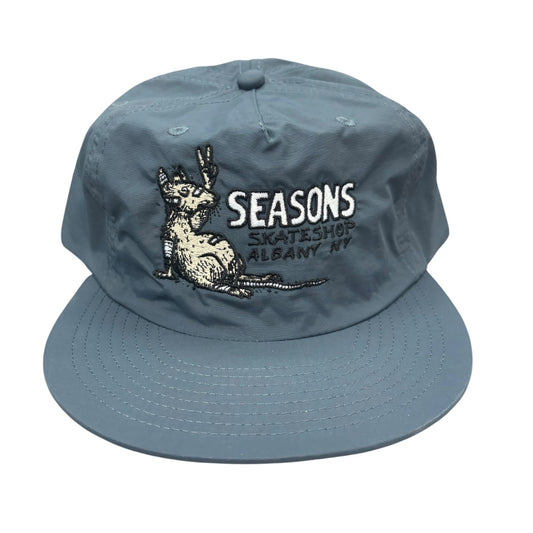 Seasons Rat Nylon Hat- Ocean Blue