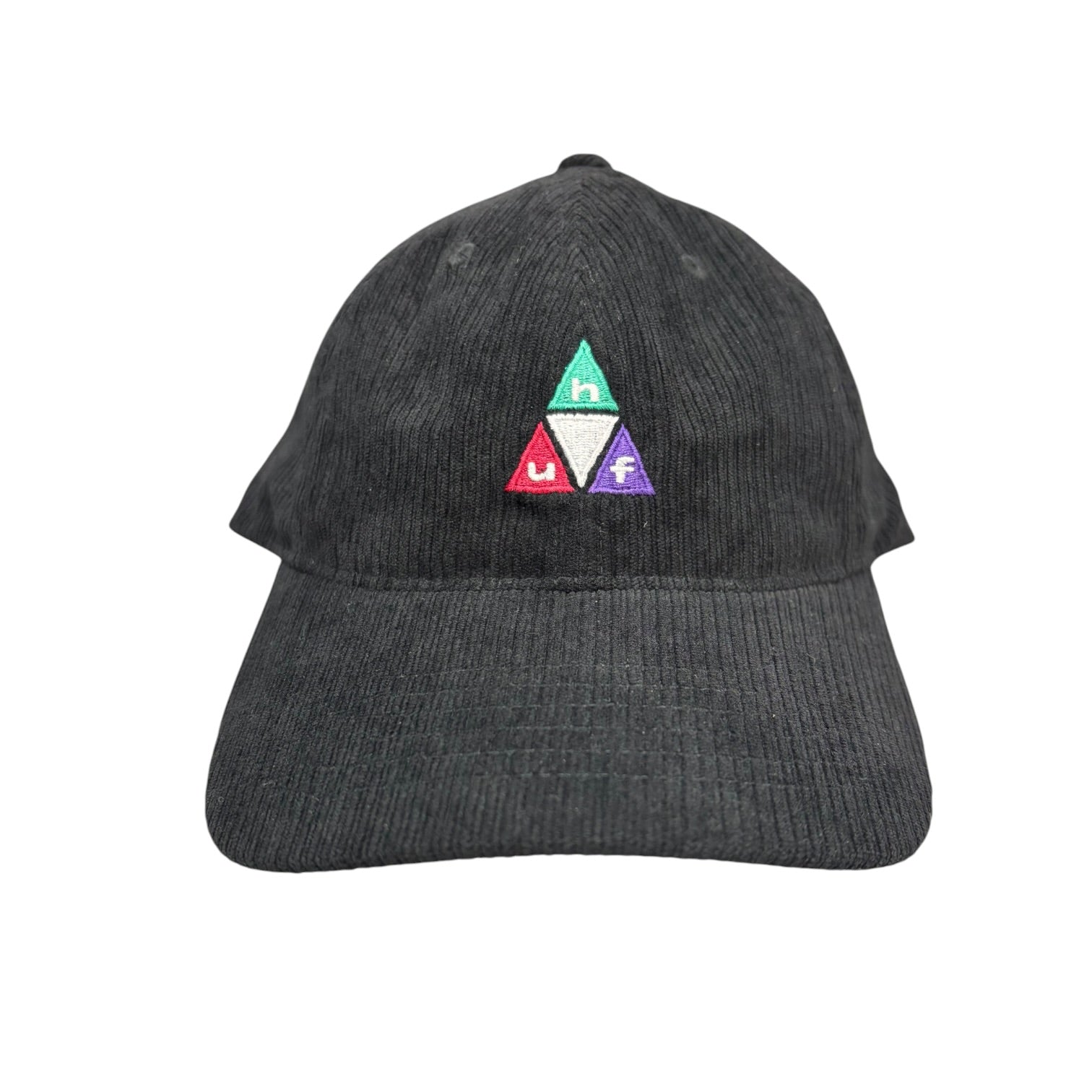 HUF Prism Triple Triangle Cord 6 Panel Hat- Black