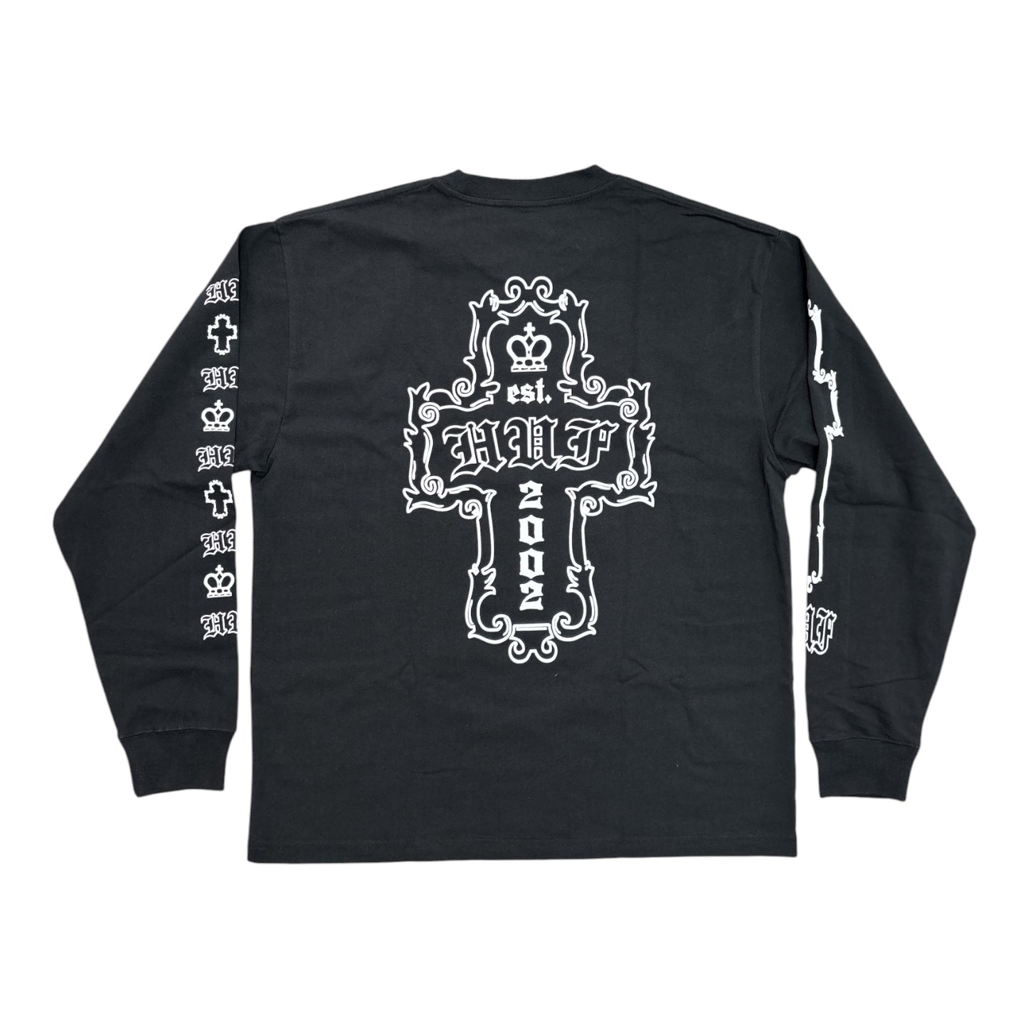HUF Hard Luxe Long Sleeve Tee- Black