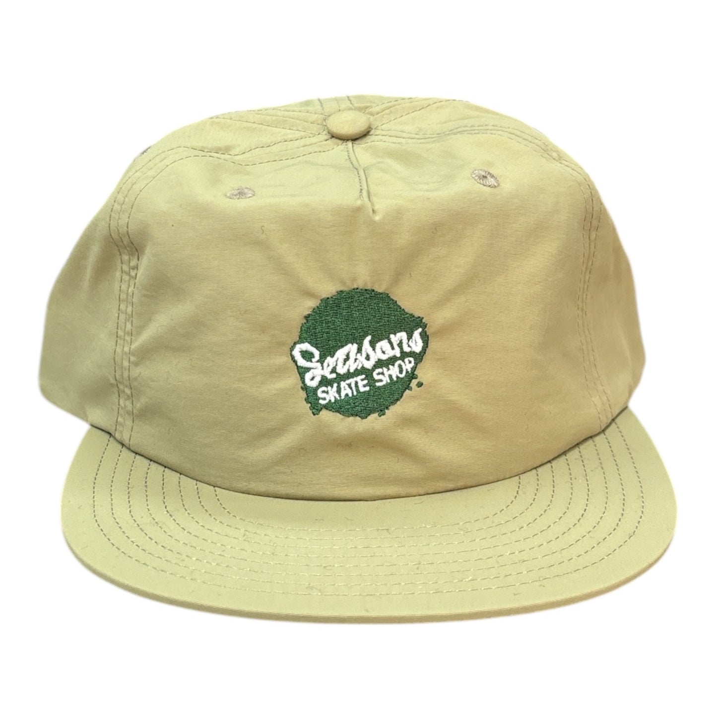 Seasons Blotch Logo Nylon Hat- Khaki