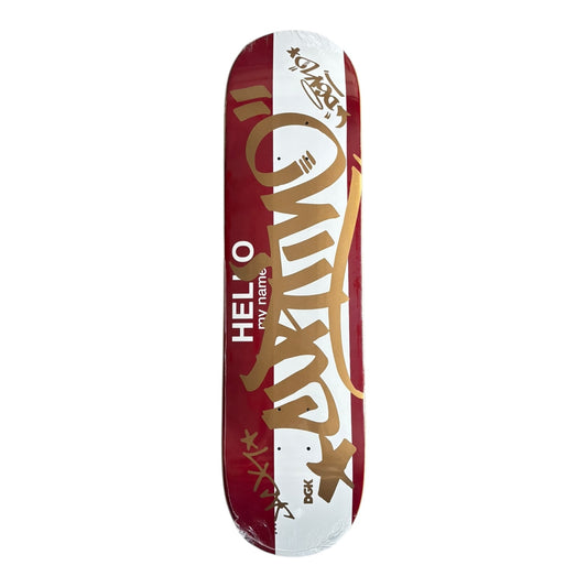 DGK Hello My Name Is Curtain Deck- 8.1
