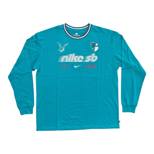 Nike SB FC Long Sleeve Rugby- Energy Blue