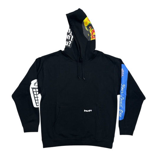 HUF Gimme The Loot Pullover Hoodie- Black