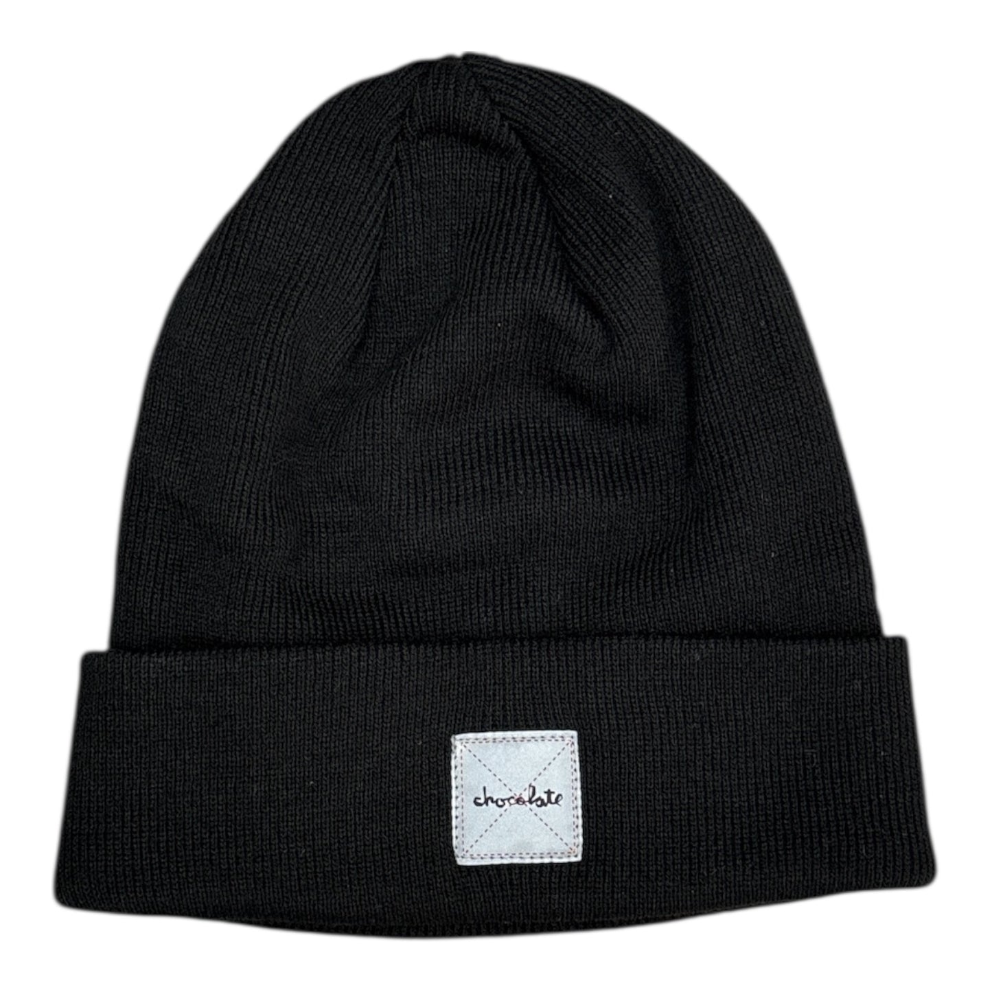 Chocolate Reflective Work Beanie- Black