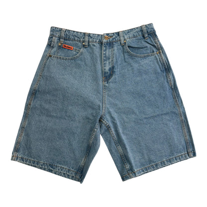 Butter Baggy Denim Shorts- Washed Indigo