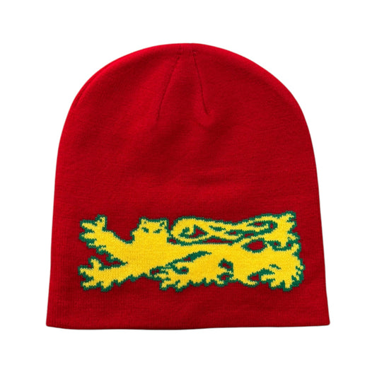 Carpet Lion Beanie- Red