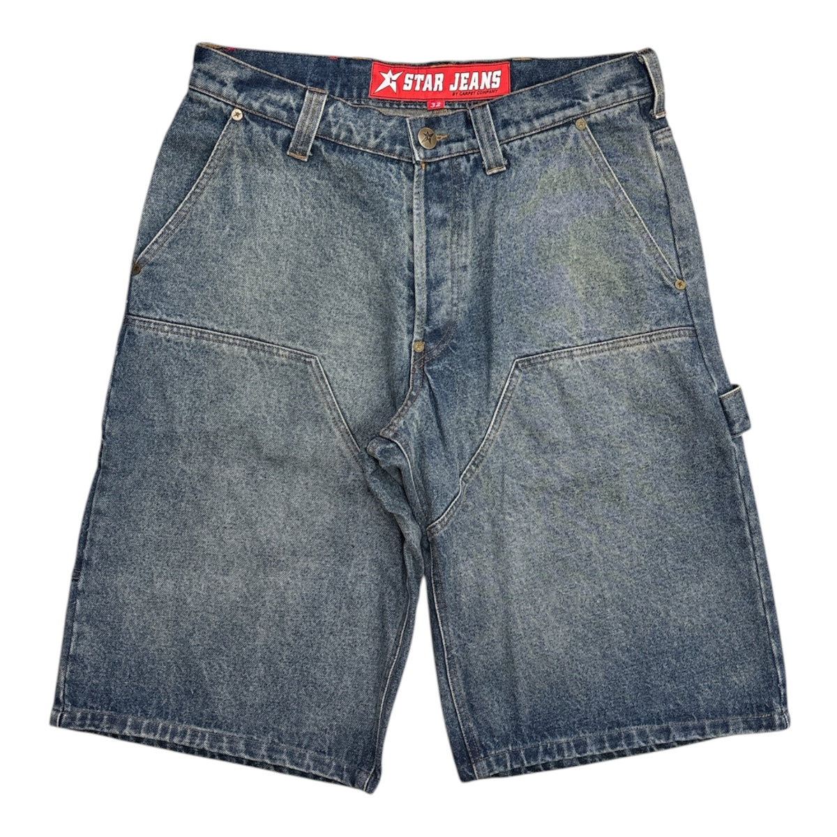 Carpet C-Star Double Knee Shorts- Blue
