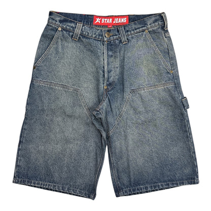 Carpet C-Star Double Knee Shorts- Blue