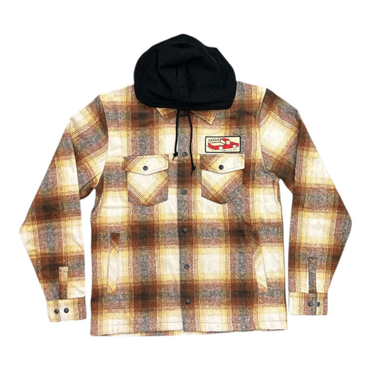 Krooked Double Ok Flannel- Tan