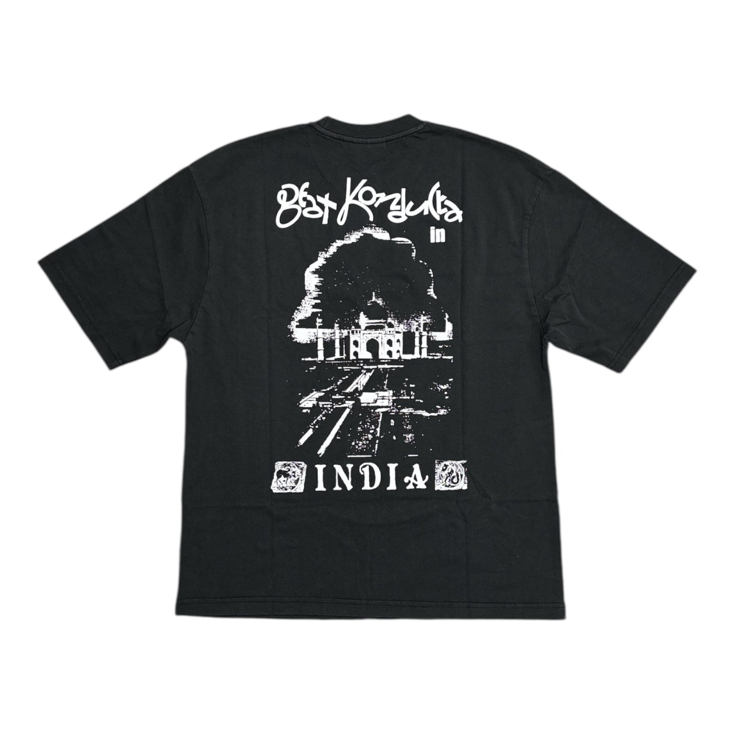 Butter X Madlib India Tee- Washed Black