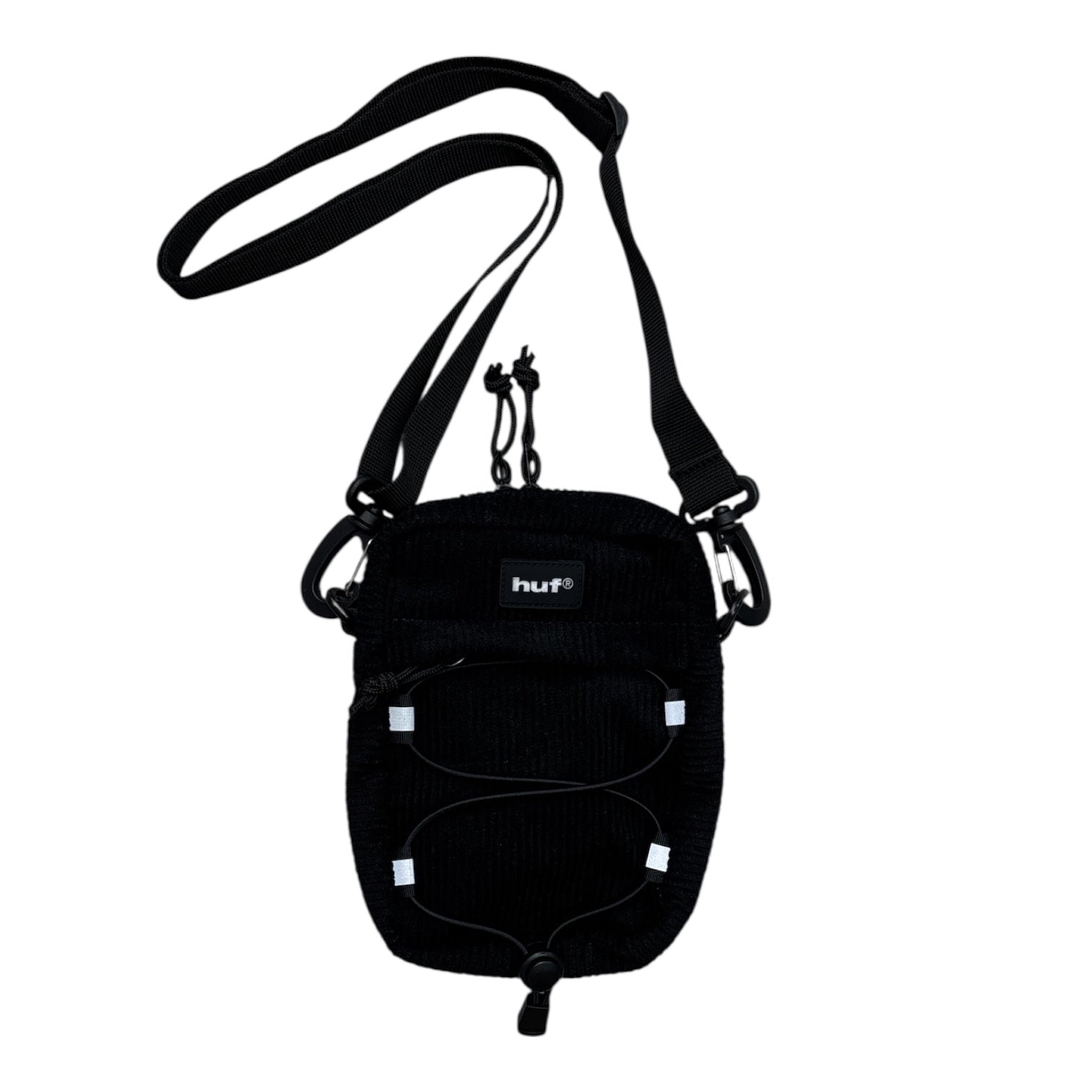 HUF Corduroy Bowery Side Bag- Black