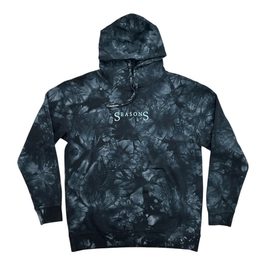 Seasons Donna Pullover Hood- Tie Dye Black