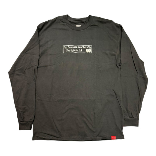 Chocolate Too Dumb L/S Tee- Black