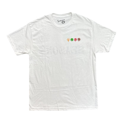 Seasons Trees Tee- White