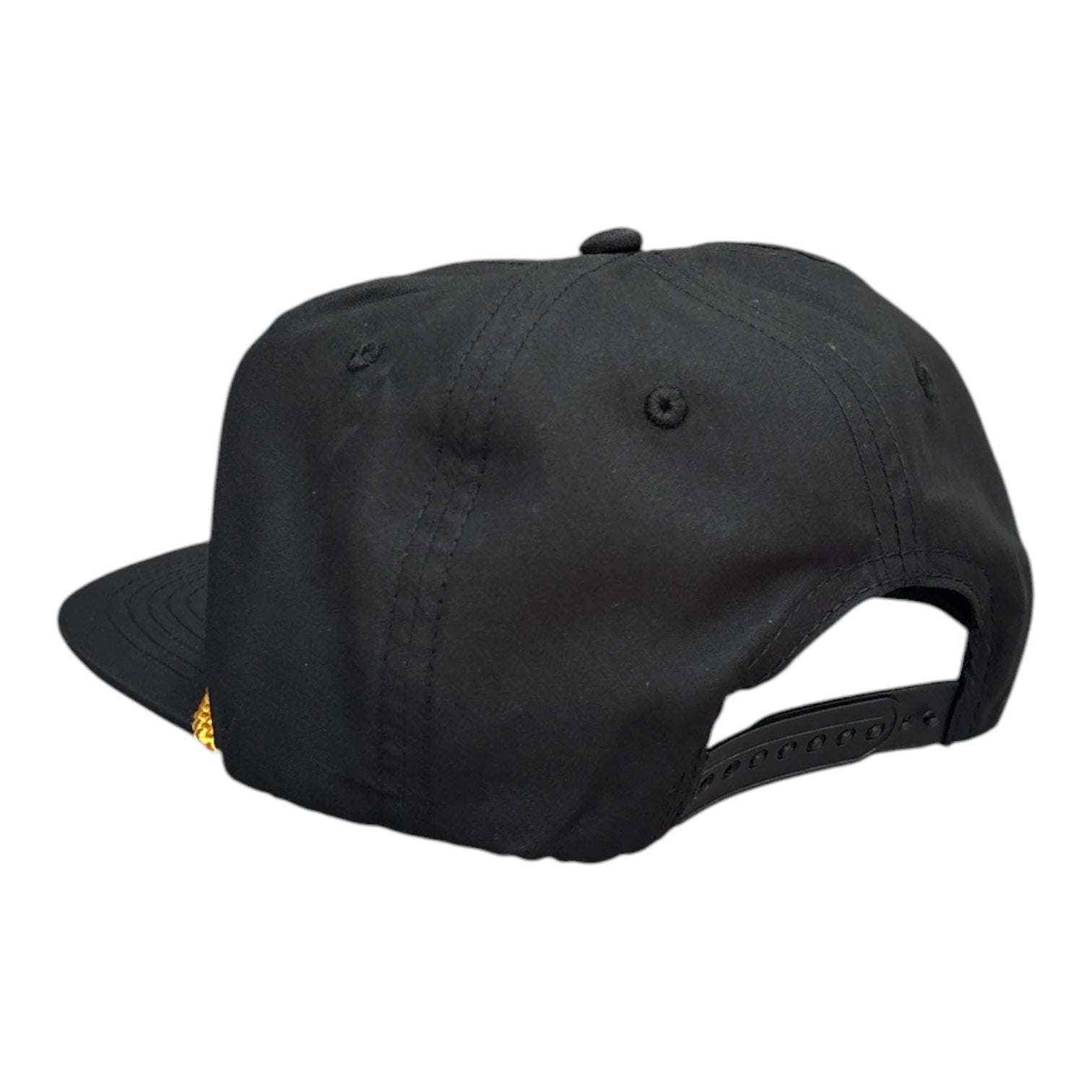 Thrasher Rope Snapback Hat- Black/Yellow