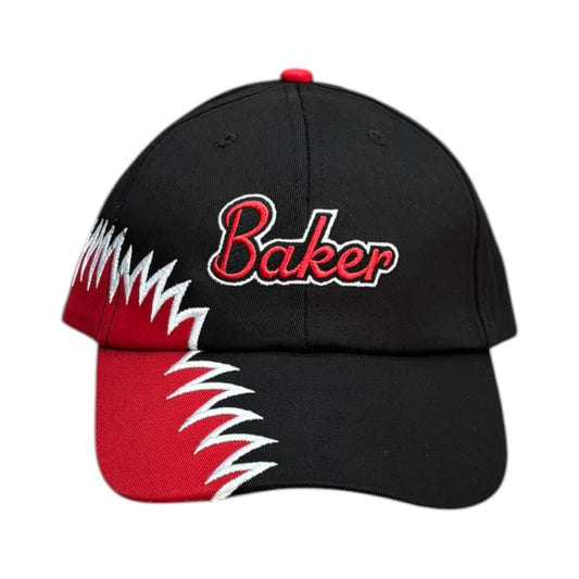 Baker Snap On Hat- Black/Red
