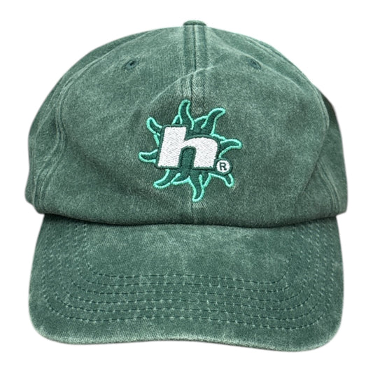 HUF Sol Denim 6 Panel Hat- Forest Green