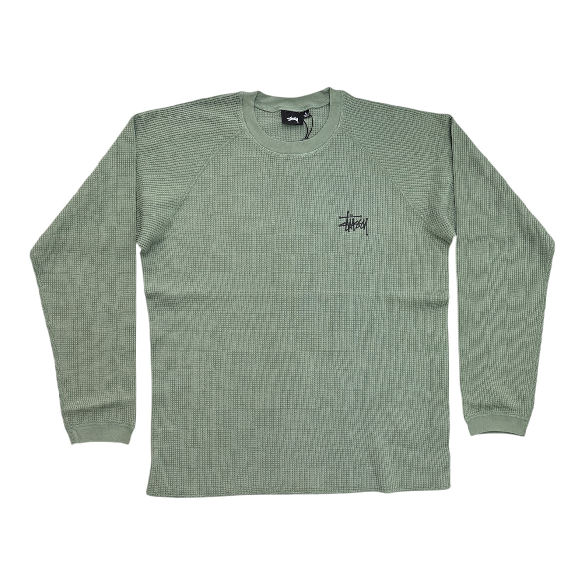 Stussy Raglan Thermal Basic Stock- Sage