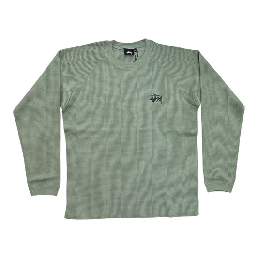 Stussy Raglan Thermal Basic Stock- Sage