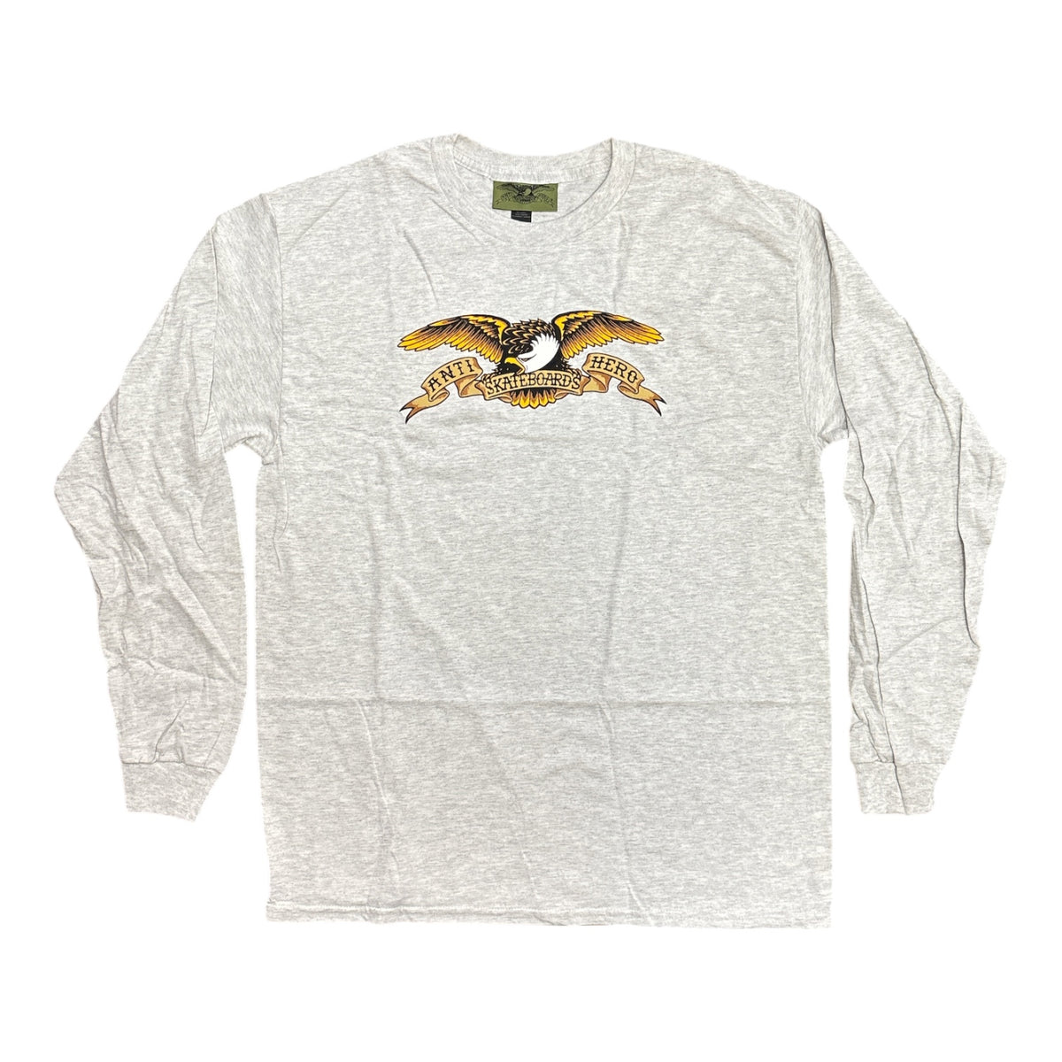 Anti Hero Long Sleeve Classic Eagle Tee- Ash