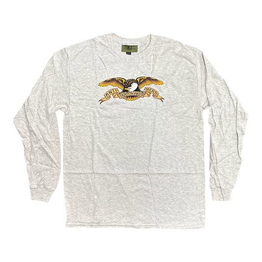 Anti Hero Long Sleeve Classic Eagle Tee- Ash