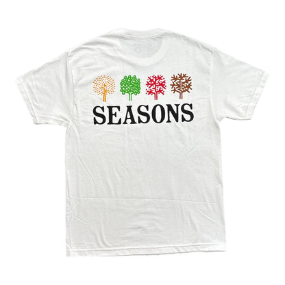 Seasons Trees Tee- White