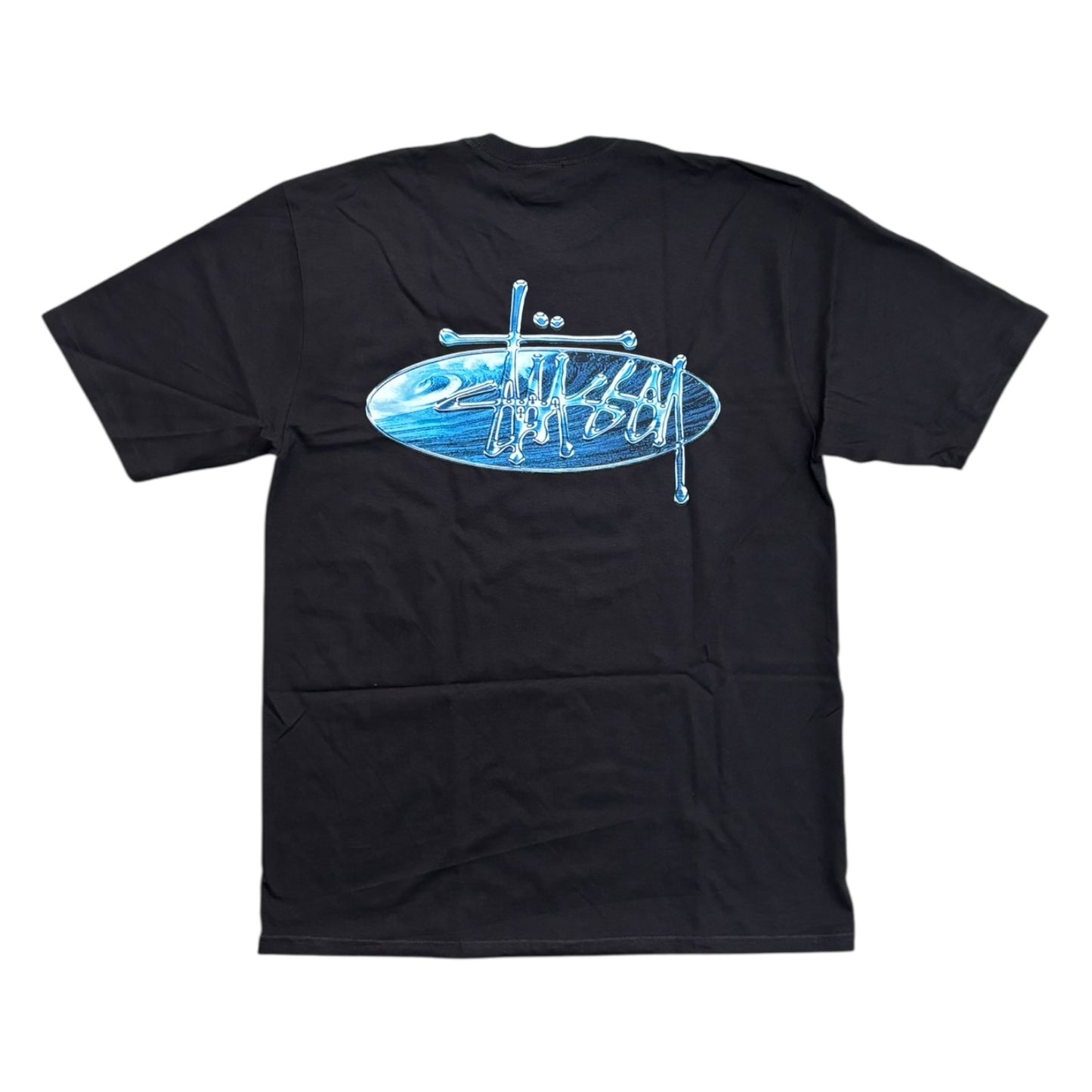 Stussy Wave Oval Tee- Black