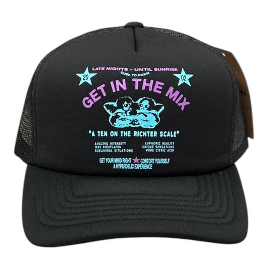 HUF After Midnight Trucker Hat- Black