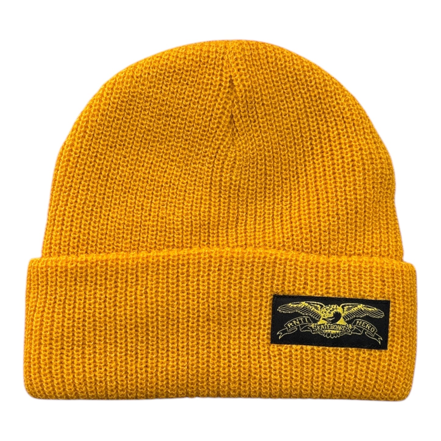 Anti Hero Stock Eagle Label Beanie- Gold