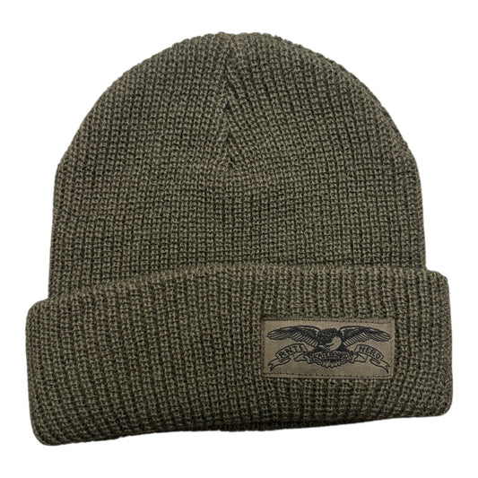 Anti Hero Stock Eagle Cuff Beanie- Olive