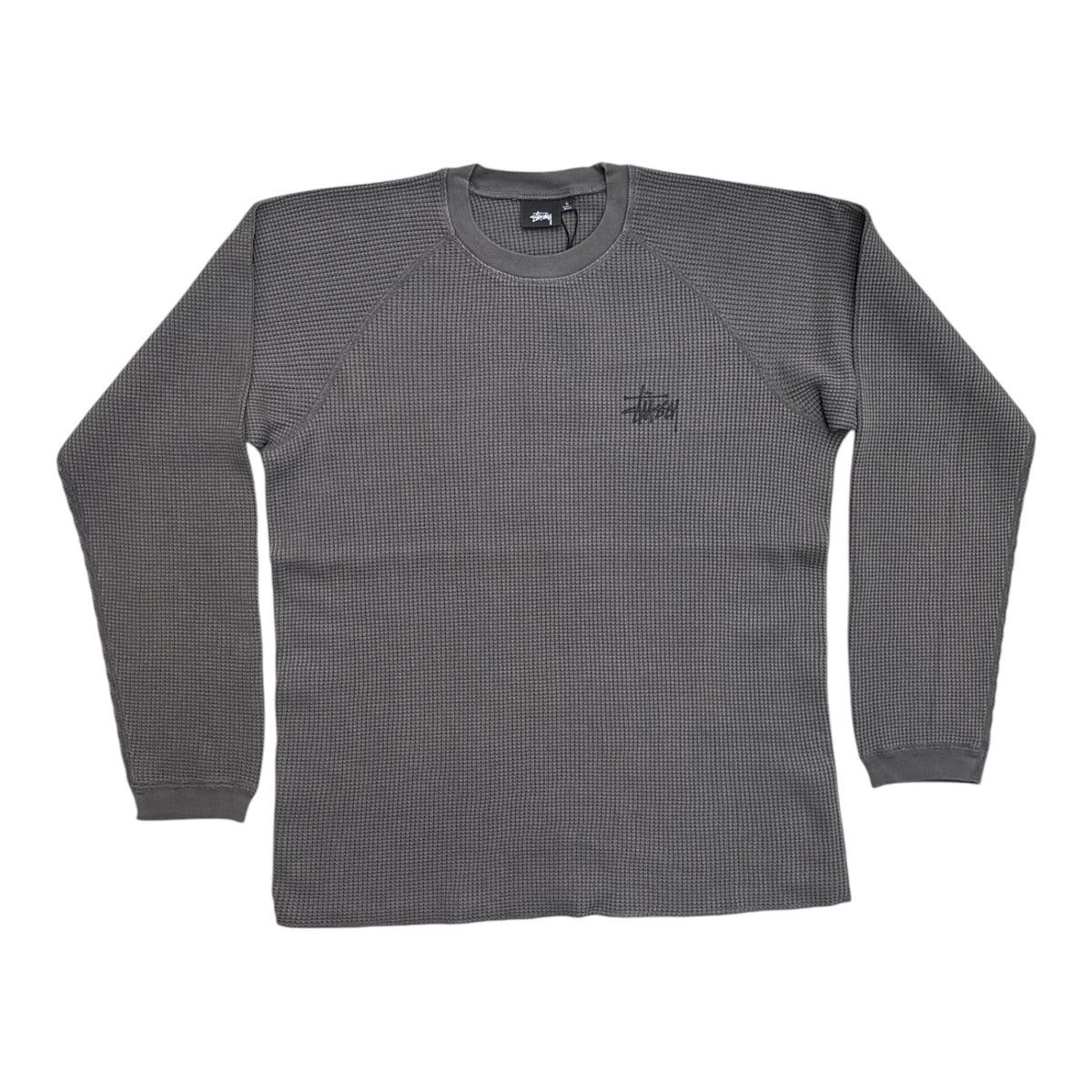 Stussy Raglan Thermal Basic Stock- Black