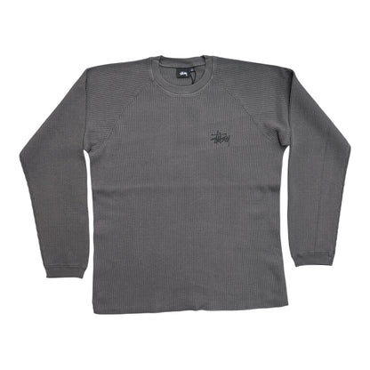 Stussy Raglan Thermal Basic Stock- Black