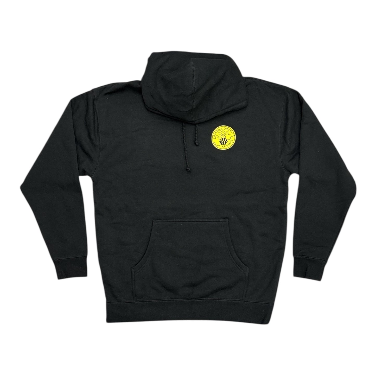 Krooked X Quartersnacks Snackman Pullover Hood- Black