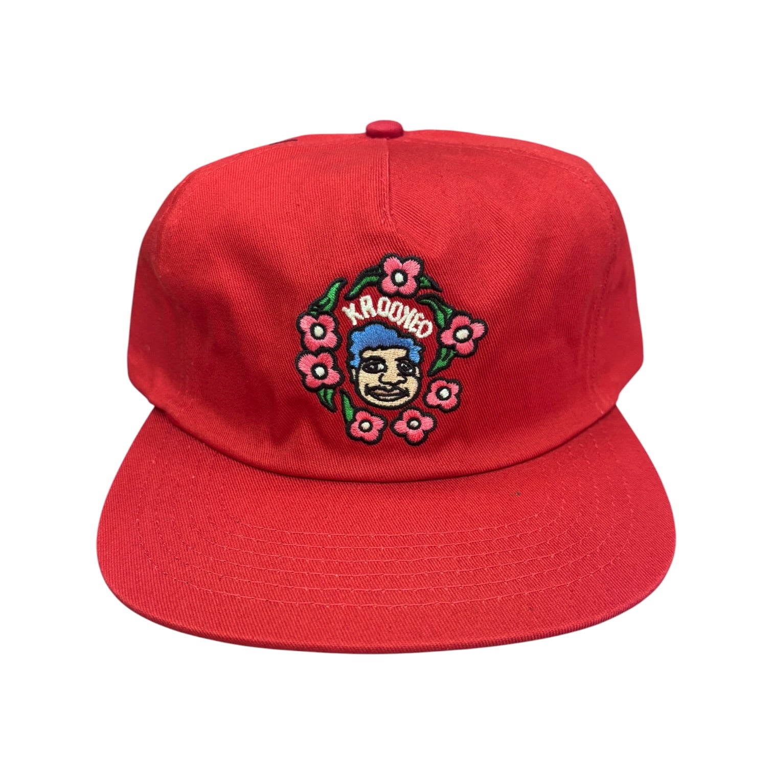 Krooked Sweatpants Redux Hat- Dark Red