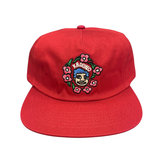 Krooked Sweatpants Redux Hat- Dark Red