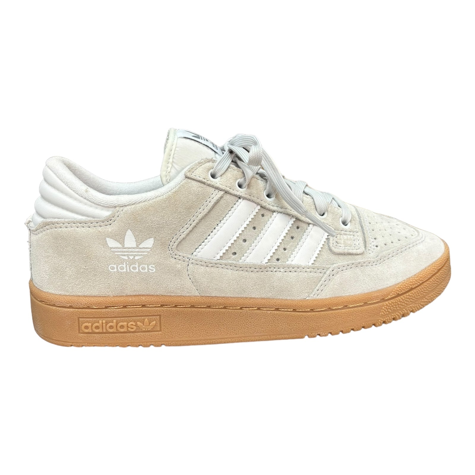 Adidas Centennial 85 Lo ADV- Light Grey/Gum/White FRONT