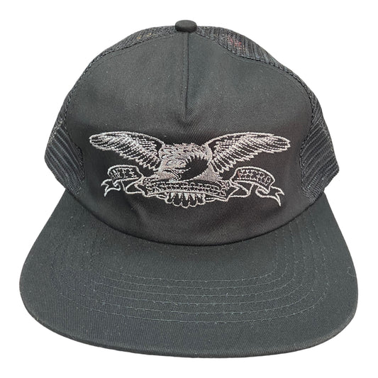 Anti Hero Basic Eagle Hat Black/Charcoal Front