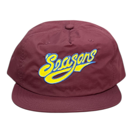 Seasons Can’t Buy A Thrill Nylon Hat- Burgundy