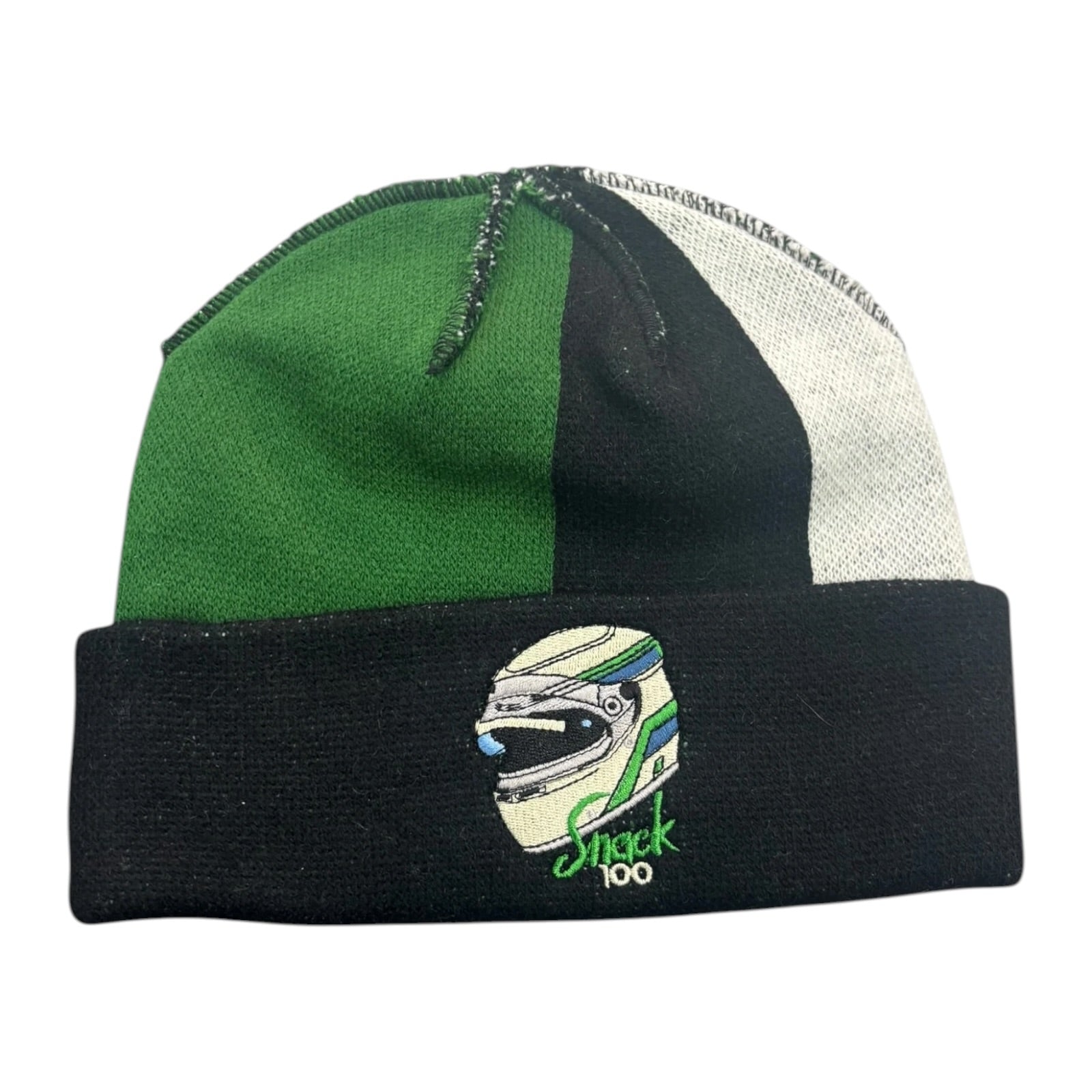 Snack 100 Beanie- Black/Green