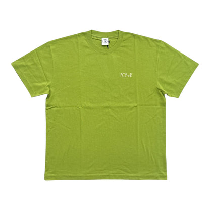 Polar Contrast Tee- Stroke Logo- Peridot
