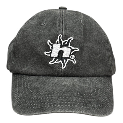HUF Sol Denim 6 Panel Hat- Washed Black